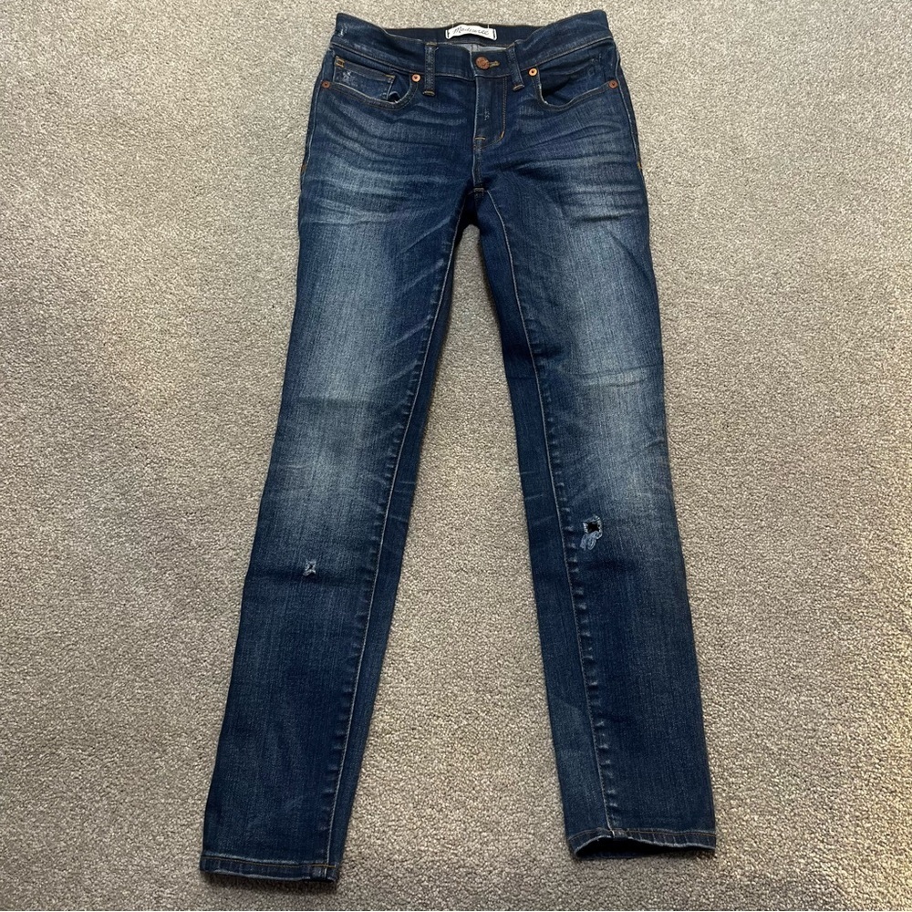 Madewell Skinny Skinny Dark wash denim jeans size 25